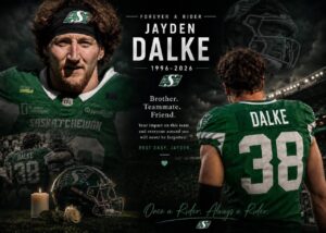 Jayden Dalke Obituary, Death - Saskatchewan Roughriders Linebacker Dies in Fatal Highway Crash